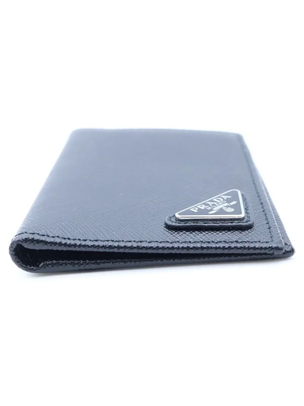 Prada Leather Card Case Black